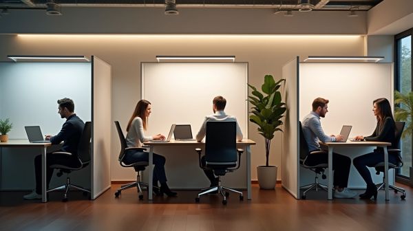 Optimiser la concentration avec des cabines d'isolation pour espaces collaboratifs